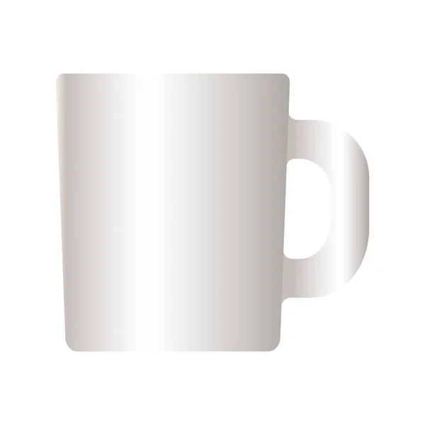 Απομονωμένος σχεδιασμός διανυσματικού φορέα κούπα καφέ — Διανυσματικό Αρχείο