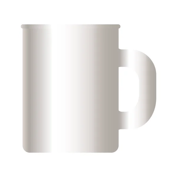 Design vettoriale tazza di caffè mockup isolato — Vettoriale Stock