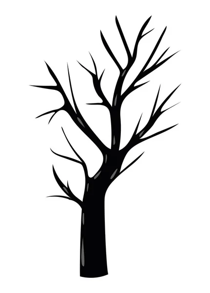 Isolated bare tree vector design — Stock Vector