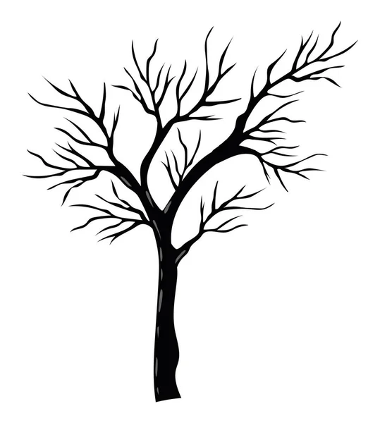 Isolated bare tree vector design — Stock Vector