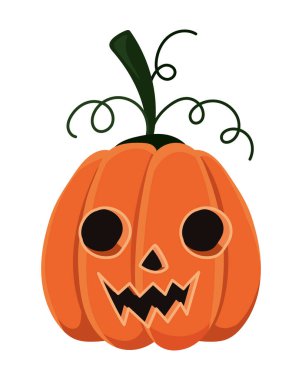 Cadılar bayramı balkabağı vektör tasarımı