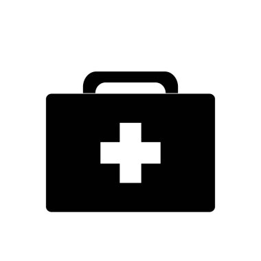 Tıbbi malzeme silueti biçim vektör tasarımı