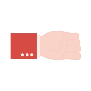 o el işareti dili düz biçim vektör tasarımı