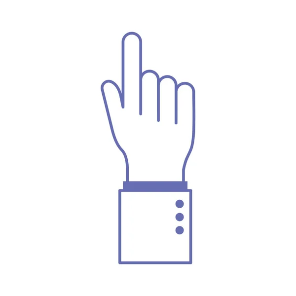 L γραμμή νοηματικής γλώσσας χέρι και συμπληρώστε στυλ εικονίδιο διανυσματικό σχεδιασμό — Διανυσματικό Αρχείο