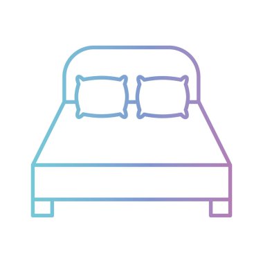 ev yatağı gradyan biçim vektör tasarımı