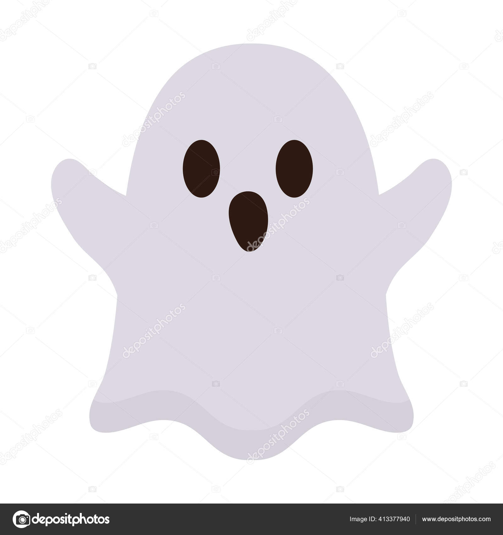 ilustração em vetor de halloween pequena linha de desenho animado fantasma  em fundo branco. 11118092 Vetor no Vecteezy