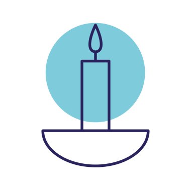 Mum hattı biçim ikon vektör tasarımı