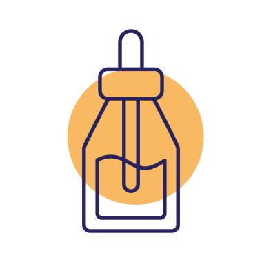 Bırakma çizgisi biçim vektör tasarımı