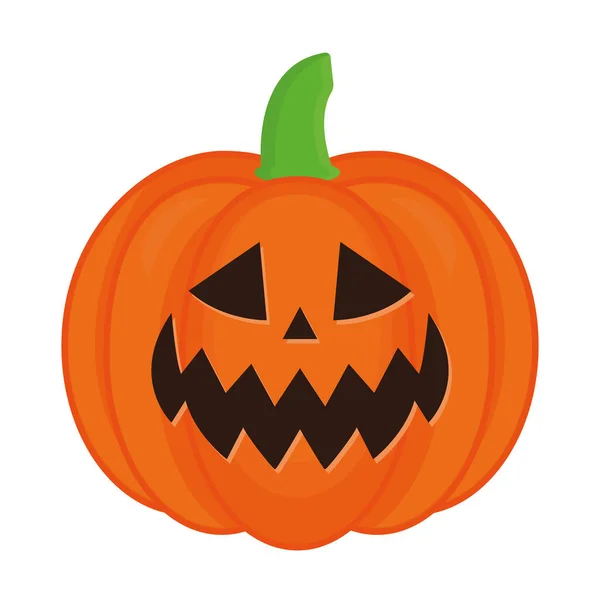 Halloween calabaza diseño de vectores de dibujos animados — Archivo Imágenes Vectoriales