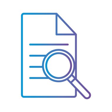 lupe gradyan biçim vektör tasarımı çizelgesi