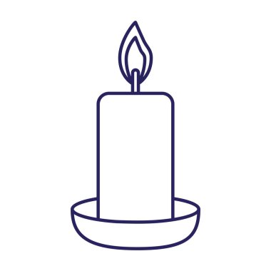 Mum hattı biçim ikon vektör tasarımı