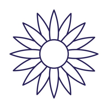 çiçek çizgisi biçim vektör tasarımı