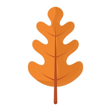 sonbahar yaprağı ikon vektör tasarımı