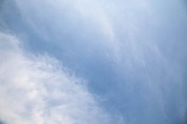 Λευκό Σύννεφα Μπλε Ουρανό Φόντο Αέρα Bght Μέρα Συννεφιά Φωτεινό — Φωτογραφία Αρχείου