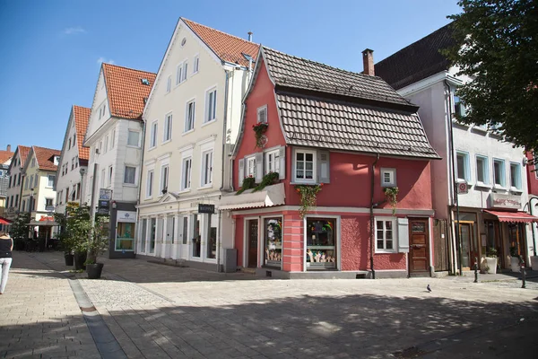 Downtown Reutlingen Tyskland Med Butiker Pubar Kaffebar — Stockfoto