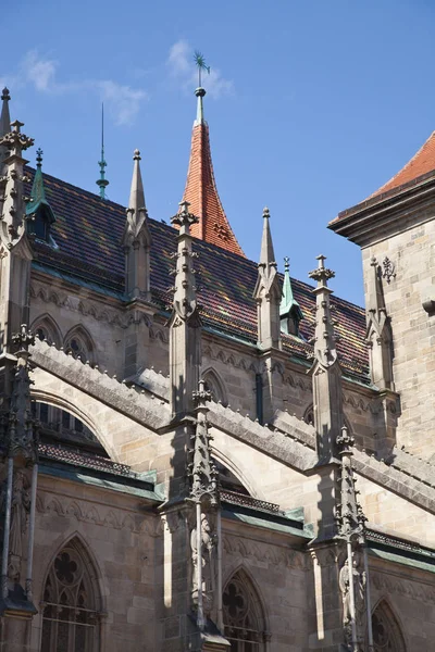 Gothic Church Virgin Mary Marienkirch Reutlingen Germany — Stock Photo, Image