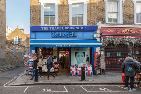 Notting Hill Affluent District London Known Being Cosmopolitan Neighborhood Portobello — Φωτογραφία Αρχείου