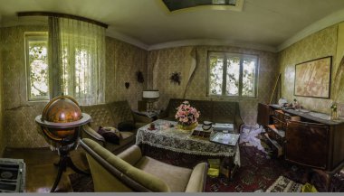 Güzel oturma odası manzara terk