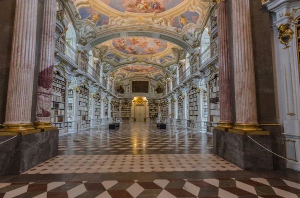 Grande Sala Una Biblioteca Abbaziale Admont — Foto Stock