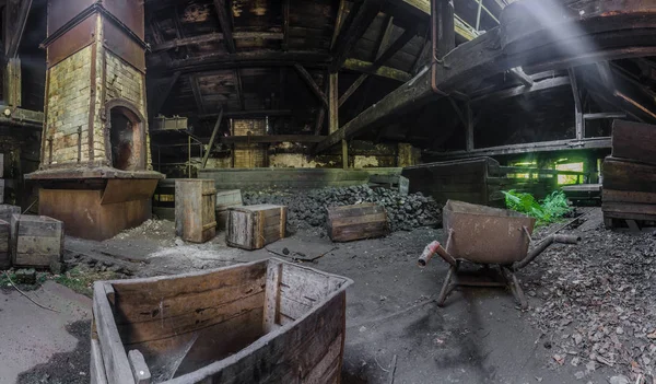 Abandoned Old Foundry View — Stock Photo, Image