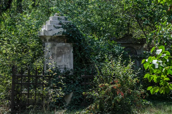 Topionego grób z Żelaznym ogrodzeniem — Zdjęcie stockowe