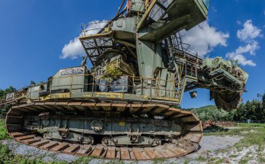 doğa panorama kova tekerlek ekskavatör