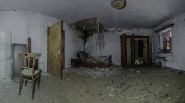 kutu panorama ile oda ve yatak