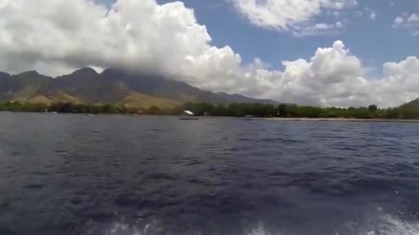 Boatride Playa Vacaciones Bali Verano — Vídeos de Stock