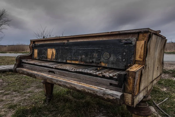 Jogo Do Piano E Da Moça Junto Tempo Feliz Imagem de Stock - Imagem