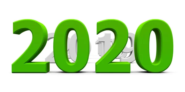 Zöld 2020 jön — Stock Fotó