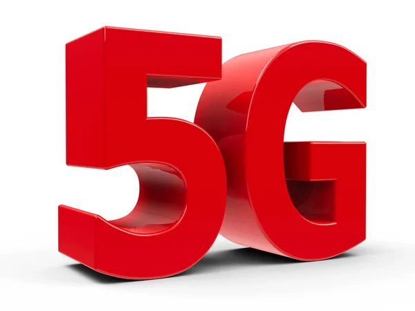 Rood teken 5g #2 — Stockfoto