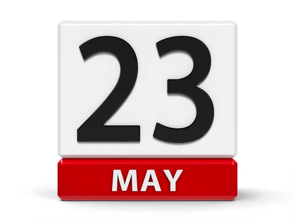 Calendario de cubos 23 de mayo — Foto de Stock