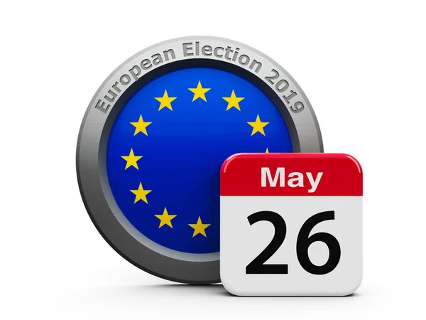 Giorno delle elezioni UE — Foto Stock