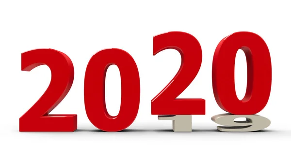 Aplanado 2019-2020 — Foto de Stock