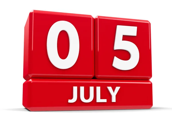 Kuber 5 juli — Stockfoto