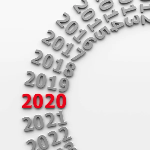 2020 círculo passado # 4 — Fotografia de Stock
