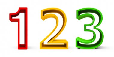 Renkli Sayılar 1 2 3 #2