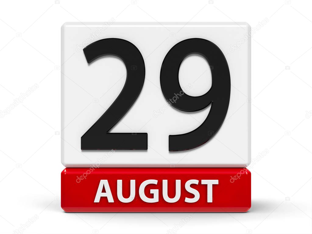 Cubes calendar 29th August