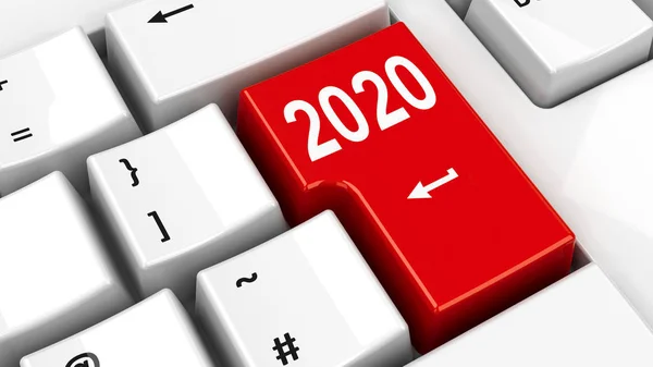 Computertastatur 2020 # 4 — Stockfoto