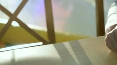 Kahve Kupası yakın çekim.