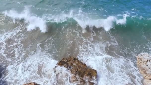Повітря океанських хвиль . — стокове відео