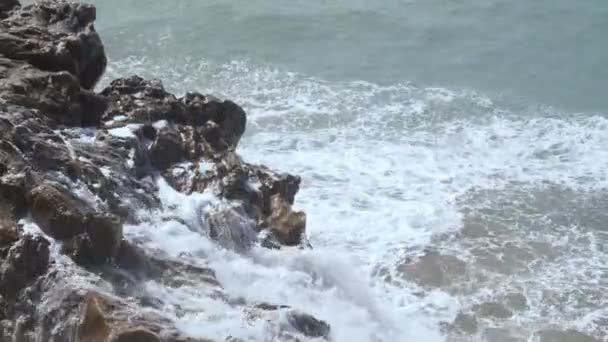 Letecké vlnách oceánu. — Stock video