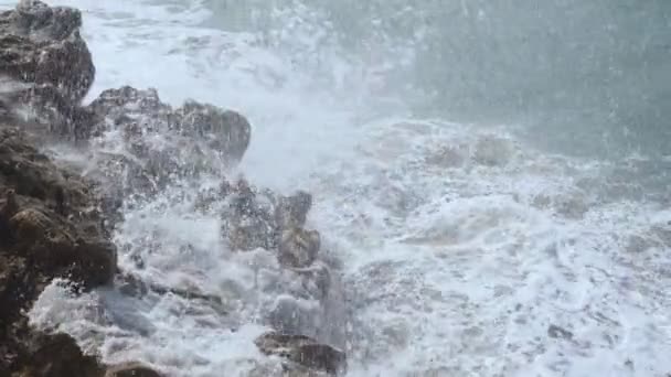 Letecké vlnách oceánu. — Stock video