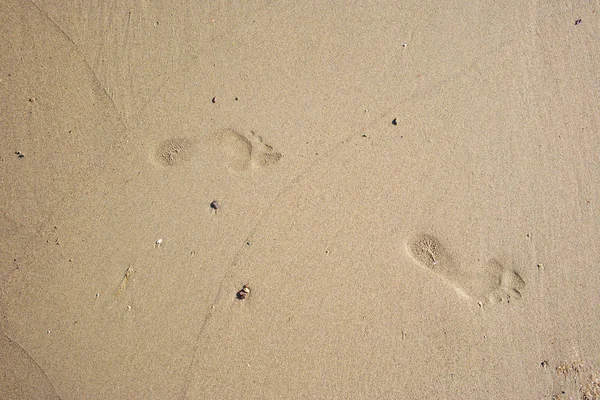 Vista superior da costa, textura de areia limpa da superfície natural . — Fotografia de Stock