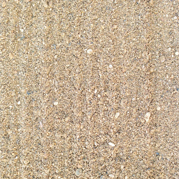 Pohled na pobřeží, čistý povrch písku s přírodním povrchem. — Stock fotografie