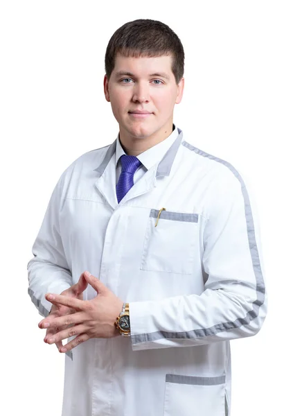 Portret van een mannelijke arts. Stockfoto