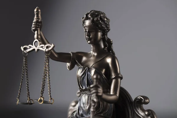 Law and justice concept. Themis  - the symbol of blind justice.