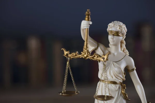 Law Justice Concept Lady Justice Statue Themis — Stock Photo, Image