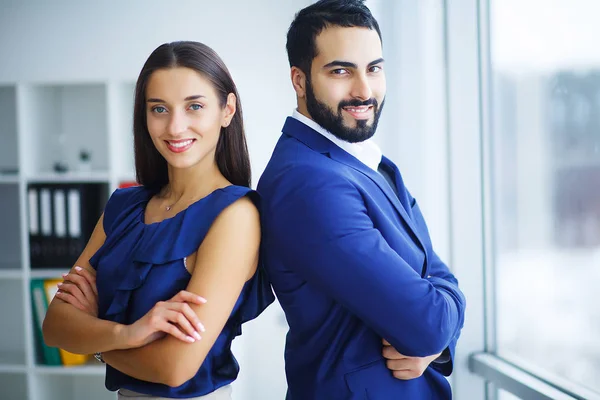 Grupo Jóvenes Ejecutivos Una Reunión Trabajo — Foto de Stock