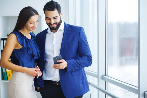 Group Young Executives Having Work Meeting — Stock Photo, Image